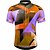 cheap Cycling Clothing-21Grams® Men&#039;s Cycling Jersey Short Sleeve Plaid Checkered Bike Mountain Bike MTB Road Bike Cycling Jersey Top Green Yellow Orange UV Resistant Breathable Quick Dry Spandex Polyester Sports Clothing