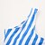 cheap New Arrivals-Family Look Swimsuit Causal Striped Leaf Letter Print Blue Sleeveless Vacation Matching Outfits / Summer / Cute