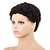 abordables Pelucas sintéticas-Pelucas sintéticas Afro rizado Rizo hinchable Bob corto Peluca Corta Negro Pelo sintético Mujer Elástico Fresco Negro