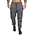 cheap Pants-mens joggers sweatpants gym jogging tracksuit bottoms pants trousers solid color jogger pants sports outdoor spring fall navy xxl