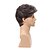 abordables Pelucas sintéticas-Peluca sintética de reemplazo de peluca rizada gris corta para hombre pelucas de cabello de halloween para niño masculino