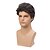 abordables Perruques synthétiques-Costume synthétique de remplacement de perruque frisée grise pour homme Halloween perruques de cheveux pour garçon masculin