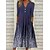 cheap Midi Dresses-Women&#039;s Midi Dress A Line Dress Blue Gray Wine Royal Blue Half Sleeve Ruched Print Floral V Neck Spring Summer Casual Classic 2022 S M L XL XXL 3XL
