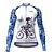 cheap Cycling Clothing-21Grams® Women&#039;s Cycling Jersey Long Sleeve - Winter Polyester White Butterfly Novelty Funny Bike Mountain Bike MTB Road Bike Cycling Jersey Top Quick Dry Back Pocket Sports Clothing Apparel
