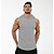 billige Løb &amp; Joggingtøj-herre træning hættetrøjer med hætte bodybuilding muskel t-shirt ærmeløs gym hættetrøjer, sort, stor