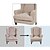 abordables Textil para el Hogar-Funda de sofá de 2 piezas tela de jacquard de alta elasticidad funda para muebles mantente en su lugar suave spandex ajuste de forma sillón fundas antideslizantes lavable a máquina