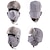 abordables Vêtements de ski-Homme Chaud Masque de Ski Chapka Chapka Hiver Masque de protection contre la pollution pour Sports d&#039;hiver / Toison / Femme