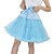 cheap Cosplay &amp; Costumes-Ballet Dancer Classic Lolita 1950s Vacation Dress Dress Petticoat Hoop Skirt Tutu Crinoline Women&#039;s Girls&#039; Tulle Costume Emerald Green / Light Sky Blue / Coral Pink Vintage Cosplay Party Performance