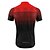 baratos Roupas Para Ciclismo-BERGRISAR Homens Manga Curta Camisa para Ciclismo Moto Camisa / Roupas Para Esporte Blusas com 3 bolsos traseiros Respirável Secagem Rápida Tiras Refletoras Bolso Traseiro Ciclismo de Montanha