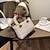 abordables Bolsos-bag female 2021 new korean fashion portable mini dai fei bag woolen one-shoulder messenger bag tide