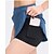 abordables Vêtements de course et de jogging-Femme Athlétique Jupe athlétique Jupe de course Cuissard  / Short Bas Spandex 2 en 1 avec poche téléphone Aptitude Exercice Physique Fonctionnement Le jogging Exercice Eté Respirable Séchage rapide