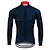 cheap Cycling Clothing-21Grams® Men&#039;s Cycling Jersey Long Sleeve - Summer Spandex Polyester Dark Navy Red Stripes Bike Mountain Bike MTB Road Bike Cycling Top Warm Moisture Wicking Reflective Strips Sports Clothing Apparel