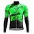 cheap Cycling Clothing-21Grams® Men&#039;s Cycling Jersey Long Sleeve 3D Bike Mountain Bike MTB Road Bike Cycling Top Green Purple Yellow Breathable Quick Dry Moisture Wicking Spandex Polyester Sports Clothing Apparel