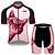 cheap Cycling Clothing-21Grams® Men&#039;s Women&#039;s Cycling Jersey with Shorts Short Sleeve - Summer Spandex Polyester Black+White Cat Funny Animal Bike UV Resistant 3D Pad Breathable Quick Dry Reflective Strips Clothing Suit