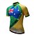 cheap Cycling-21Grams Men&#039;s Cycling Jersey Short Sleeve Bike Top with 3 Rear Pockets Breathable Quick Dry Moisture Wicking Mountain Bike MTB Road Bike Cycling Green Yellow Spandex Polyester Australia Sports