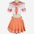 cheap Anime Cosplay-Inspired by Fate / Stay Night Astolfo Anime Cosplay Costumes Japanese Stripes School Uniforms Cravat Skirts Top Short Sleeve For Women&#039;s / Headwear / Headwear