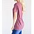 cheap Super Sale-Women&#039;s T shirt Tee Basic Print Animals Feather T-shirt Sleeve Round Neck Summer Standard Black Blue Dark Red Dark Pink Dark Gray