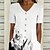 cheap Casual Dresses-Women&#039;s Midi Dress A Line Dress White Short Sleeve Button Print Floral V Neck Spring Summer Stylish Casual 2022 Loose S M L XL XXL