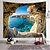 cheap Wall Tapestries-Wall Tapestry Art Deco Blanket Curtain Picnic Table Cloth Hanging Home Bedroom Living Room Dormitory Decoration Polyester Fiber Landscape Mountain Water Lake Sea Cave