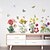 abordables Bottoms-Fleurs et plantes Stickers Muraux Chambre / Salon, Pré-coller PVC Décoration d&#039;intérieur Stickers muraux 1 pc