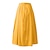abordables Skirts-falda de mujer swing falda de trabajo maxi algodón y lino rojo negro amarillo rosa faldas bolsillo moda navidad oficina / carrera s m l