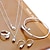 cheap Women&#039;s Jewelry-Chic &amp; Modern Women&#039;s Silver Geometry Jewelry Set
