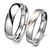 cheap Others-Men&#039;s Women&#039;s 2pcs Cuff Links Couple Rings Band Ring Engagement Ring Wedding Party Two tone Ladies Simple Silver