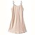 cheap Sleep &amp; Lounge-Women&#039;s Pajamas Nightgown Nighty Pjs 1 PCS Pure Color Fashion Ultra Slim Comfort Home Christmas Daily Satin Breathable Gift Straps Sleeveless Backless Split Summer Spring Light Pink Champagne