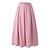 cheap Skirts-Women&#039;s Skirt Swing Work Skirt Maxi Cotton And Linen Red Black Yellow Pink Skirts Pocket Fashion Christmas Office / Career S M L