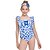 cheap Girls&#039; Swimwear-Kids Girls&#039; One Piece Swimwear Swimsuit Ruched Patchwork Print Swimwear Sleeveless Polka Dot Print Blue Orange Red Cute Outdoor Bathing Suits 3-12 Years / Summer