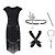 cheap Cosplay &amp; Costumes-Roaring 20s 1920s Cocktail Dress Vintage Dress Flapper Dress Dress Outfits Masquerade Prom Dress The Great Gatsby Women&#039;s Tassel Fringe Carnival Party Prom Dress