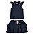 cheap Girls&#039; Clothing Sets-Kids Girls&#039; T-shirt &amp; Skirt Clothing Set Short Sleeve 2 Pieces Dusty Blue Ruched Drawstring Solid Color Indoor Outdoor Cotton Regular Cute Sweet 2-8 Years Above Knee / Spring / Summer
