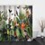 cheap Bath Accessories-Shower Curtain with Hooks 180cm*180cm(70"*70") Polyester Washable Waterproof Forest Tropical Rainforest Plant Pattern Home Decoration Bathroom