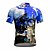 abordables Vêtements de cyclisme-21Grams Homme Manches Courtes Maillot Velo Cyclisme Cyclisme Top avec 3 poches arrière Respirable Séchage rapide Evacuation de l&#039;humidité VTT Vélo tout terrain Vélo Route Vert Jaune Bleu Ciel Spandex