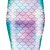 cheap Girls&#039; Swimwear-Kids Girls&#039; One Piece Swimwear Swimsuit Monofin Swimwear Sleeveless Print Patchwork Blue Cute Outdoor Beach Bathing Suits 3-10 Years / Spring / Summer