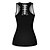 cheap Exercise, Fitness &amp; Yoga Clothing-21Grams® Women&#039;s Yoga Top Floral / Botanical Black Yoga Gym Workout Running Tank Top Sleeveless Sport Activewear Stretchy Breathable Quick Dry Comfortable