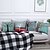 baratos Almofadas de Decoração-conjunto de 5 fronha de linho falso pastrol estilo pintura a óleo capa de almofada sofá doméstico almofada externa decorativa para sofá-cama cadeira