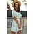 cheap Two Piece Sets-Women&#039;s Crop Top Blouse Skirt Sets Streetwear Light Blue White Plain Casual Vacation Ruffle Cut Out Off Shoulder Skirt S M L XL