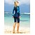 cheap Beach Dresses-SBART Women&#039;s Rash Guard Dive Skin Suit Elastane Bodysuit UV Sun Protection Quick Dry Stretchy Long Sleeve Front Zip - Swimming Diving Surfing Snorkeling Patchwork Autumn / Fall Spring Summer