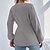 cheap Sweaters-Women&#039;s Pullover Sweater jumper Jumper Ribbed Knit Knitted Crew Neck Pure Color Outdoor Daily Stylish Elegant Spring Summer Green Wine S M L / Long Sleeve / Holiday / Casual / Regular Fit / Going out