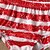 cheap Girls&#039; Swimwear-Kids Girls&#039; Two Piece Swimwear Swimsuit Ruched Ruffle Print Swimwear Sleeveless Striped Print Red Active Cute Outdoor Beach Bathing Suits 2-6 Years / Spring / Summer