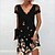 cheap Casual Dresses-Fashion Women&#039;s Floral Print Shift Midi Dress