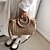 cheap Bags-Women&#039;s Straw Bag Beach Bag Straw Top Handle Bag Holiday Going out Plain Khaki Beige