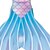 baratos Roupas de Banho para Meninas-Infantil Para Meninas One Piece Roupa de Banho roupa de banho Monofin Roupa de Banho Sem Manga Imprimir Retalhos Azul Estilo bonito Ao ar livre Praia Fatos de banho 3-10 anos / Primavera / Verão