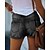 baratos Shorts-Mulheres Jeans Normal Denim Tecido Preto Azul Moda Cintura Média Curto Escritório Casual Verão Primavera &amp; Outono