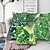 preiswerte Heimtextilien-klassisches 6er-Set Baumwolle / Kunstleinen Kissenbezug Kissenbezug, botanische Neuheit klassisch retro traditionell / klassisch Dekokissen Outdoor-Kissen für Sofa Couch Bett Stuhl grün