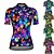 abordables Ropa de ciclismo-21Grams Mujer Manga Corta Maillot de Ciclismo Bicicleta Camiseta con 3 bolsillos traseros Transpirable Secado rápido Dispersor de humedad MTB Bicicleta Montaña Ciclismo Carretera Verde Morado Amarillo