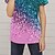 cheap Girls&#039; 3D T-shirts-3D Print Color Block T Shirt for Girls
