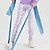 economico Pantaloni e leggings per ragazze-Bambino Da ragazza Pantaloni Verde Blu Viola Collage Attivo Primavera Estate 3-8 anni Sport