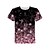 cheap Girls&#039; Tees &amp; Blouses-Kids Girls&#039; T shirt Short Sleeve 3D Print Floral Purple Children Tops Active Fashion Streetwear Spring Summer Daily Indoor Outdoor Regular Fit 3-12 Years / Cute